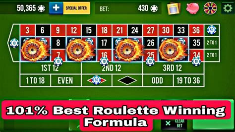 winning roulette formula